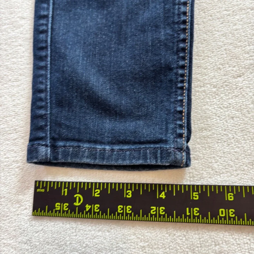 7 For All Mankind Kimmie Crop Jeans Women 27 Dark Wash Excellent Slim Fit‎ Denim